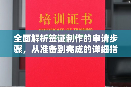 志丹全面解析签证制作的申请步骤，从准备到完成的详细指南